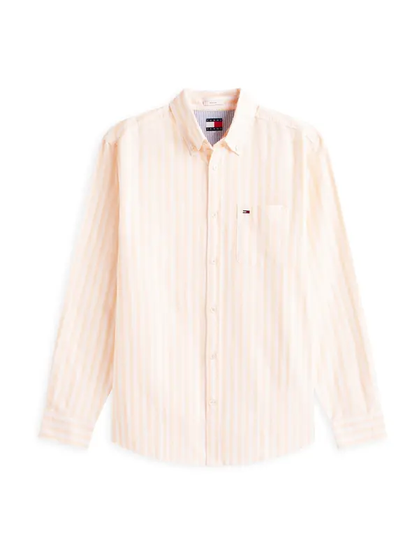 Tommy Jeans Tommy Jeans Košulja  pastelno narančasta / bijela