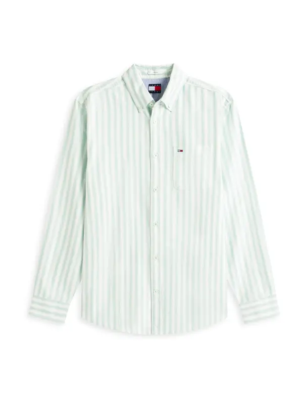 Tommy Jeans Tommy Jeans Košulja  pastelno zelena / bijela