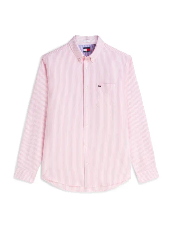 Tommy Jeans Tommy Jeans Košulja  roza / bijela