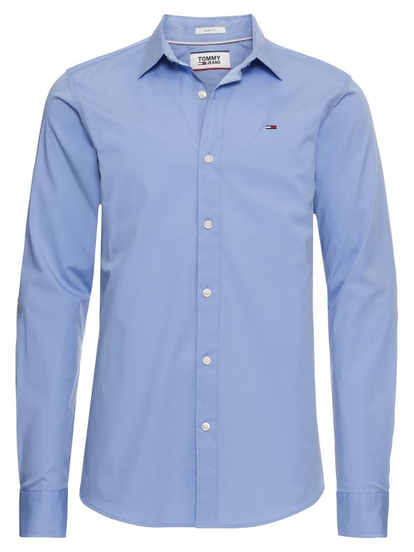 Tommy Jeans Tommy Jeans Košulja  svijetloplava / krvavo crvena / bijela