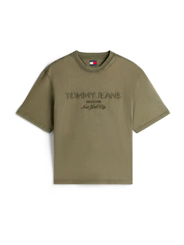 Tommy Jeans Tommy Jeans Majica '90S NEW CLASSICS'  maslinasta