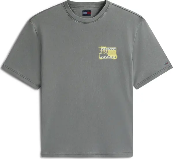 Tommy Jeans Tommy Jeans Majica '90S'  svijetloplava / žuta / bazalt siva