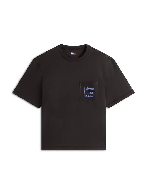 Tommy Jeans Tommy Jeans Majica  azur / crna