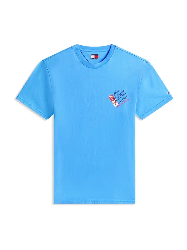 Tommy Jeans Tommy Jeans Majica  azur / crvena / crna / bijela
