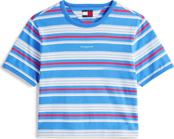 Tommy Jeans Tommy Jeans Majica  azur / golublje plava / crvena / bijela