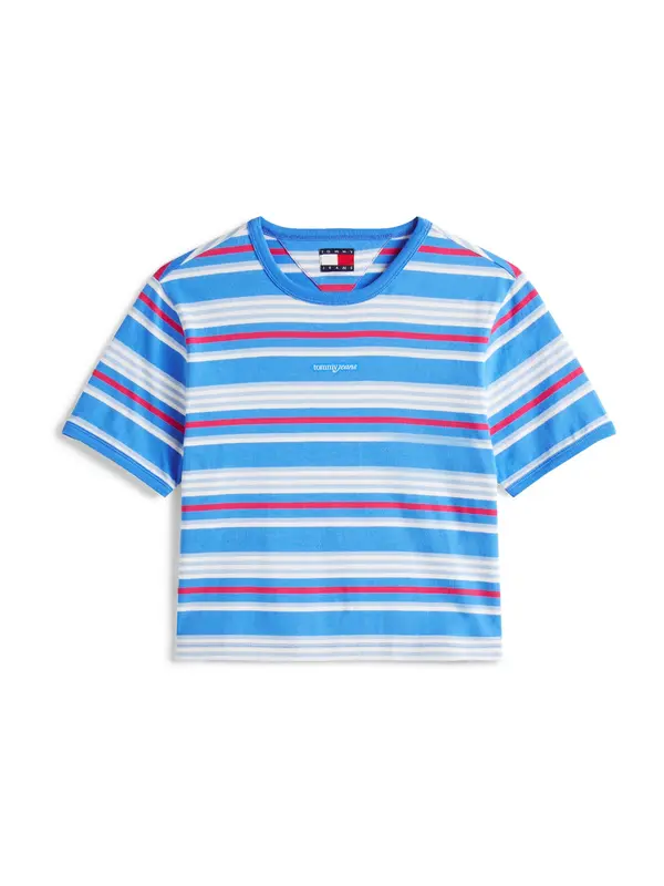 Tommy Jeans Tommy Jeans Majica  azur / golublje plava / crvena / bijela