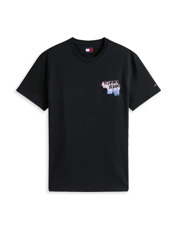 Tommy Jeans Tommy Jeans Majica  azur / lila / roza / crna