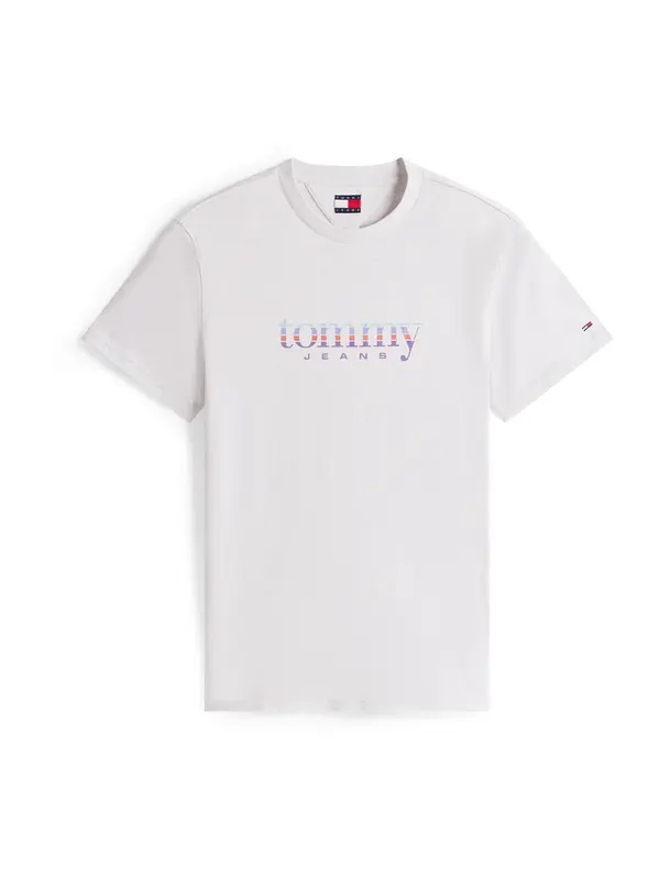 Tommy Jeans Tommy Jeans Majica  azur / svijetlosiva / ljubičasta / narančasta