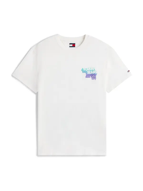 Tommy Jeans Tommy Jeans Majica  azur / svijetlozelena / ljubičasta / bijela