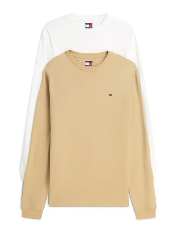 Tommy Jeans Tommy Jeans Majica  bež / bijela