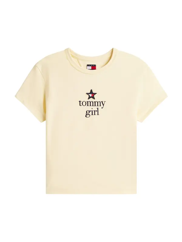 Tommy Jeans Tommy Jeans Majica  boja pijeska / crvena / crna / bijela