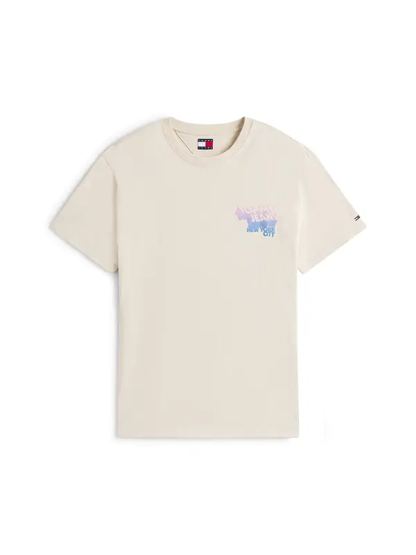 Tommy Jeans Tommy Jeans Majica  boja pijeska / svijetloplava / roza