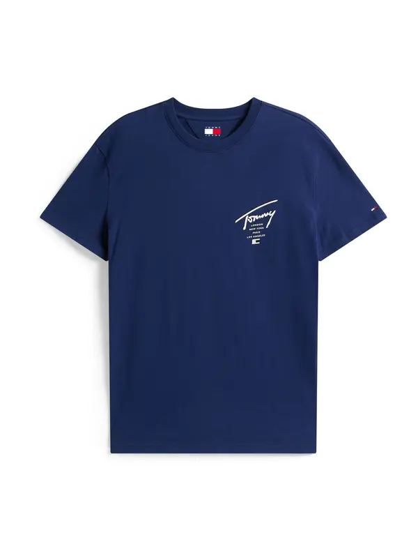 Tommy Jeans Tommy Jeans Majica 'City'  mornarsko plava / bijela