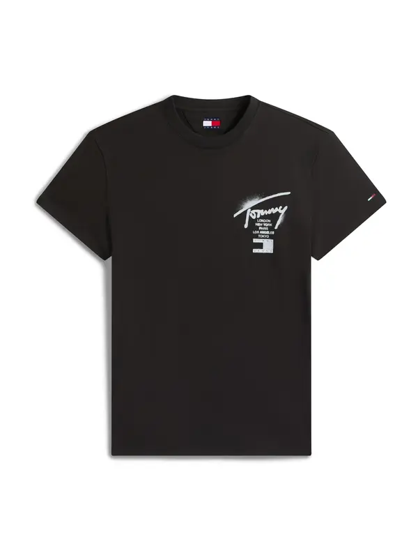 Tommy Jeans Tommy Jeans Majica 'CITY'  pastelno plava / crna