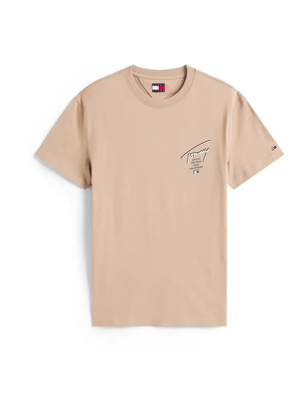 Tommy Jeans Tommy Jeans Majica 'CITY'  taupe siva / crna / bijela