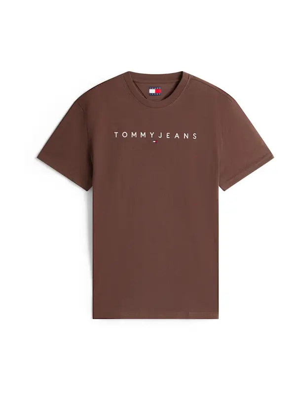 Tommy Jeans Tommy Jeans Majica  čokolada / bijela