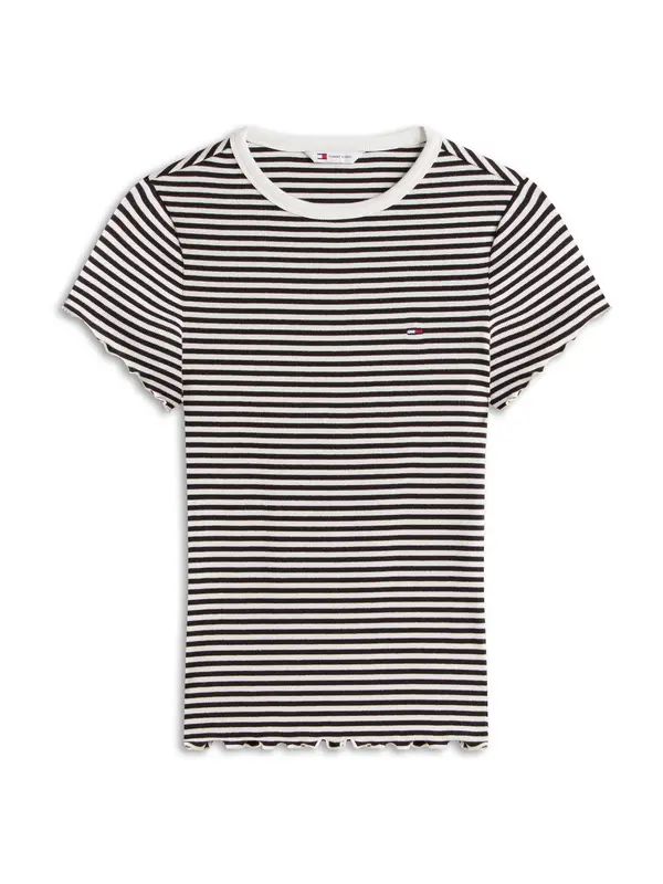 Tommy Jeans Tommy Jeans Majica  crna / bijela