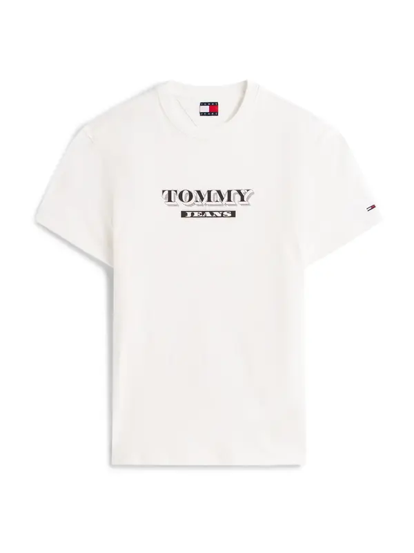 Tommy Jeans Tommy Jeans Majica  crna / bijela