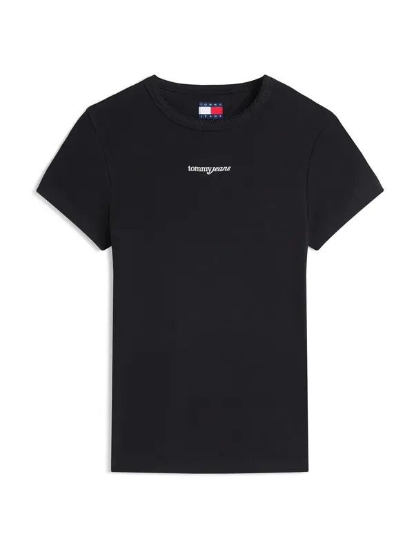 Tommy Jeans Tommy Jeans Majica  crna / bijela