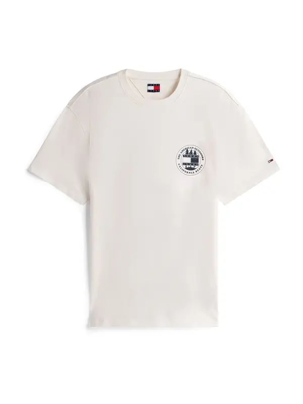 Tommy Jeans Tommy Jeans Majica  crna / bijela