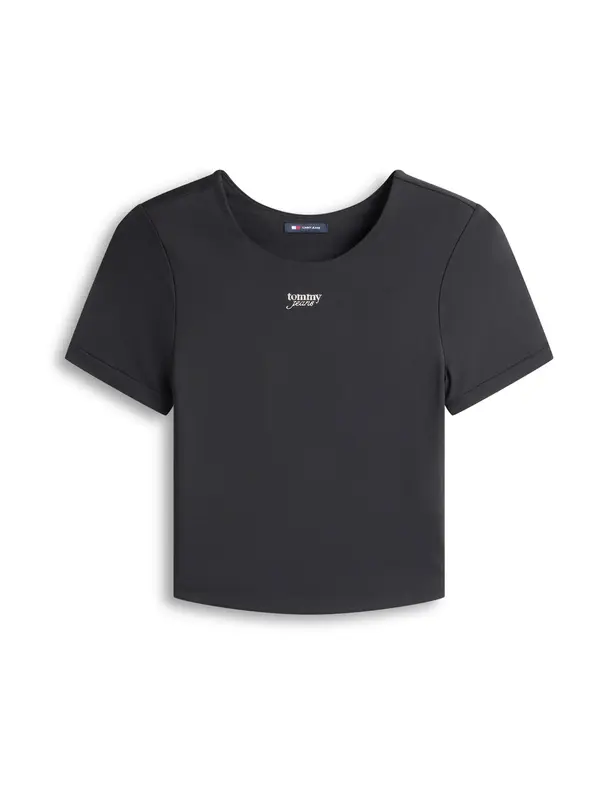 Tommy Jeans Tommy Jeans Majica  crna / srebro