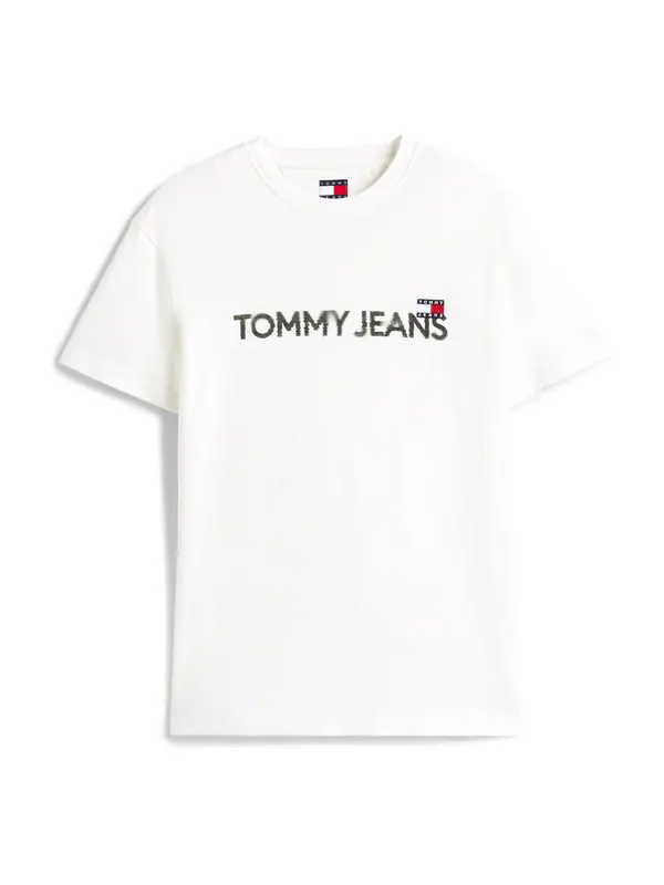 Tommy Jeans Tommy Jeans Majica  crvena / crna / bijela
