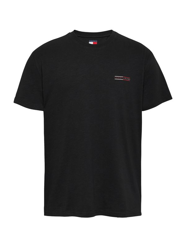 Tommy Jeans Tommy Jeans Majica  crvena / crna / vuneno bijela
