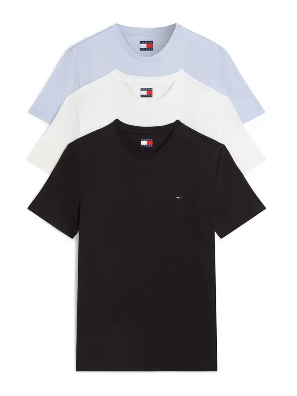 Tommy Jeans Tommy Jeans Majica  ecru/prljavo bijela / golublje plava / crna