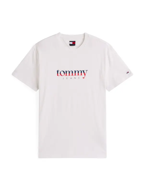 Tommy Jeans Tommy Jeans Majica  ecru/prljavo bijela / mornarsko plava / crvena