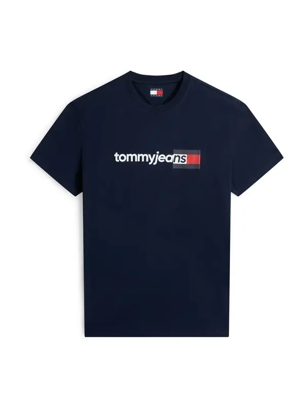 Tommy Jeans Tommy Jeans Majica 'ENTRY DNA'  tamno plava / crvena / bijela