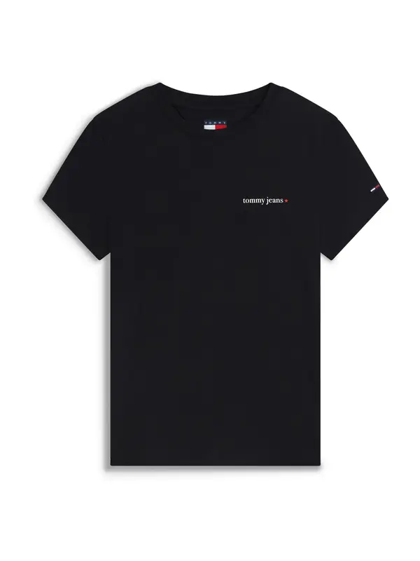 Tommy Jeans Tommy Jeans Majica 'ESS'  crna / bijela