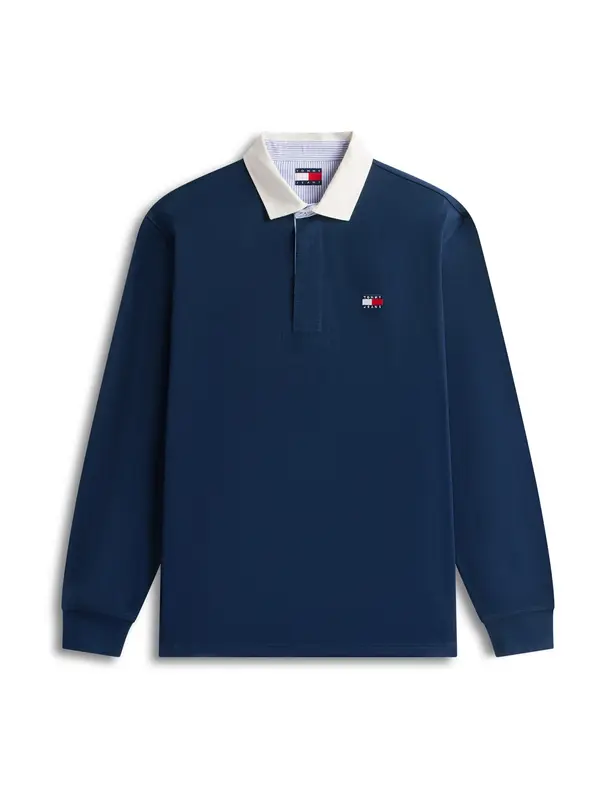 Tommy Jeans Tommy Jeans Majica 'ESS'  tamno plava / bijela