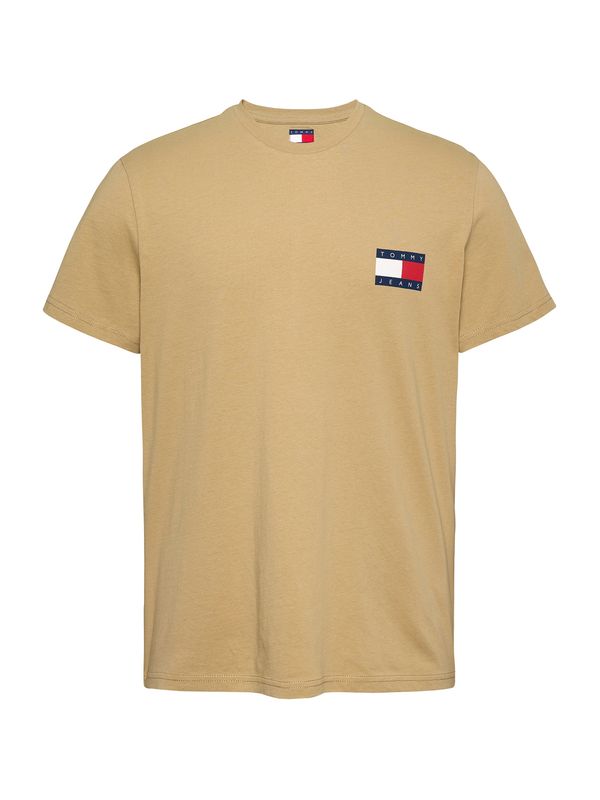 Tommy Jeans Tommy Jeans Majica 'ESSENTIAL'  boja devine dlake (camel) / mornarsko plava / crvena / bijela