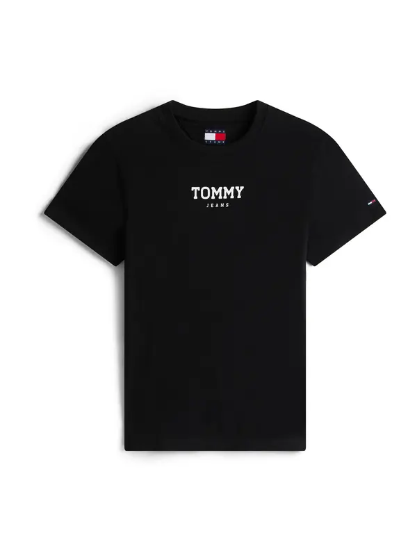 Tommy Jeans Tommy Jeans Majica 'ESSENTIAL'  crna / bijela