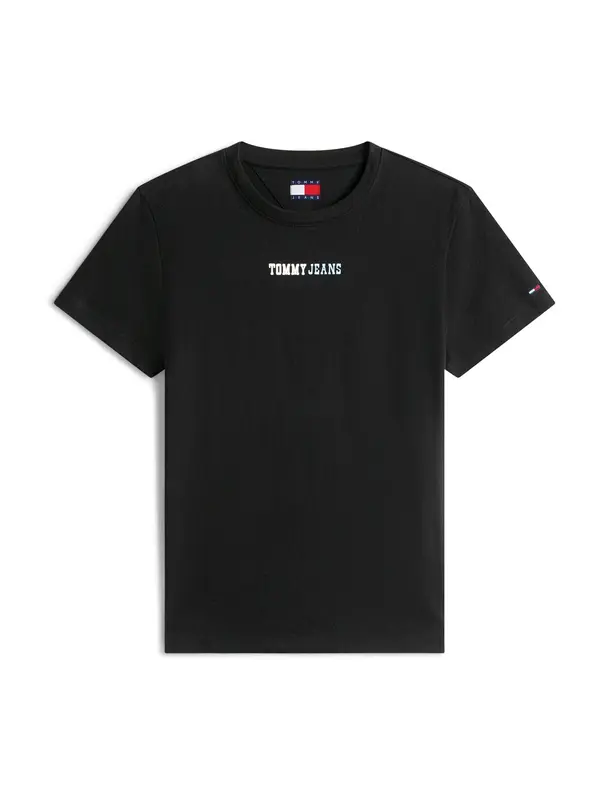 Tommy Jeans Tommy Jeans Majica 'ESSENTIAL'  crna / bijela