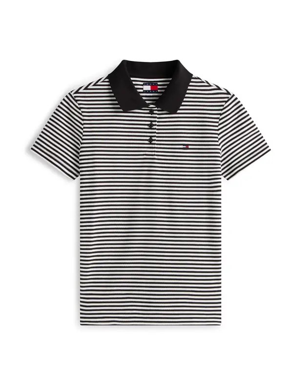 Tommy Jeans Tommy Jeans Majica 'ESSENTIAL'  crna / bijela