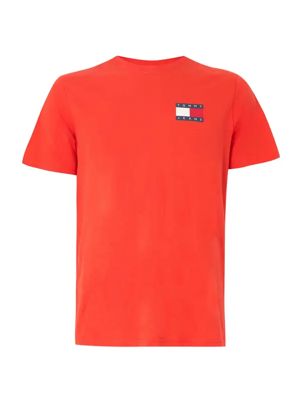 Tommy Jeans Tommy Jeans Majica 'ESSENTIAL'  narančasto crvena