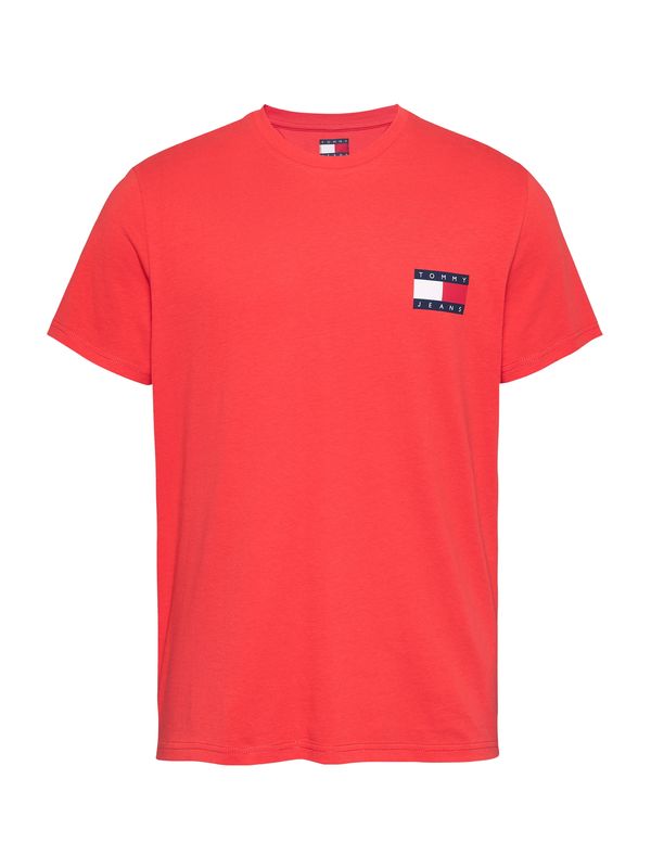 Tommy Jeans Tommy Jeans Majica 'ESSENTIAL'  tamno plava / ciglasto crvena / crvena / bijela