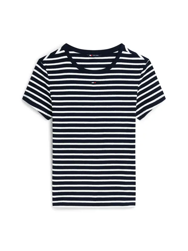 Tommy Jeans Tommy Jeans Majica 'ESSENTIAL'  tamno plava / trešnja crvena / bijela