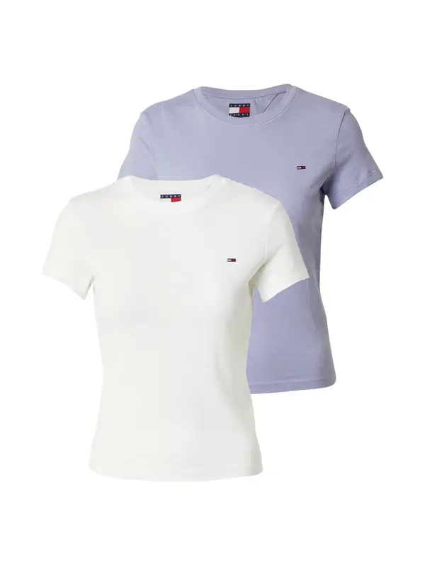 Tommy Jeans Tommy Jeans Majica  golublje plava / bijela