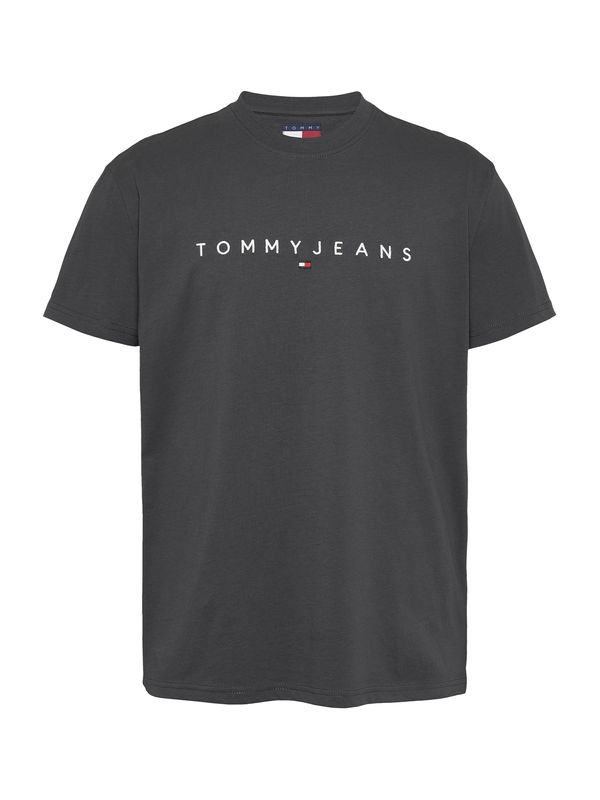 Tommy Jeans Tommy Jeans Majica  grafit siva / bijela