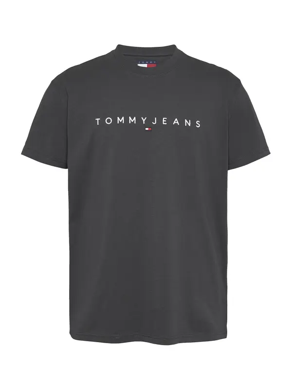 Tommy Jeans Tommy Jeans Majica  grafit siva / bijela
