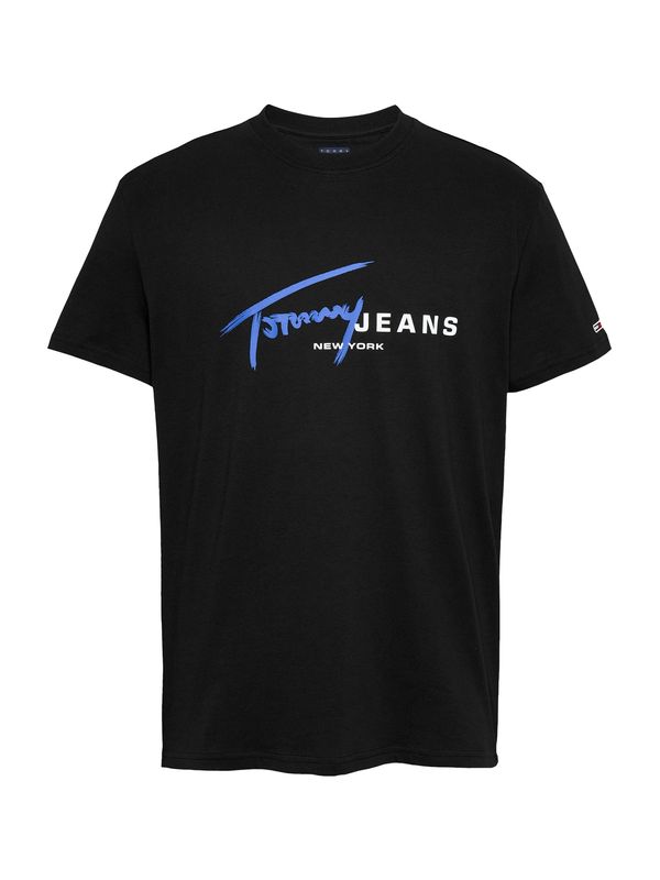 Tommy Jeans Tommy Jeans Majica  kraljevsko plava / crna / bijela