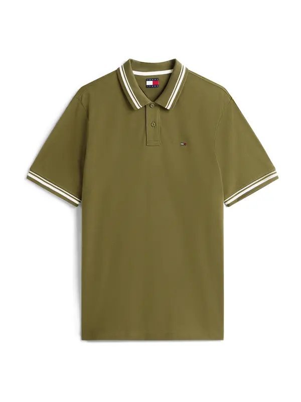 Tommy Jeans Tommy Jeans Majica  maslinasta / bijela