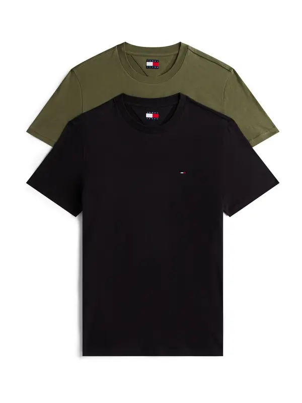 Tommy Jeans Tommy Jeans Majica  maslinasta / crna