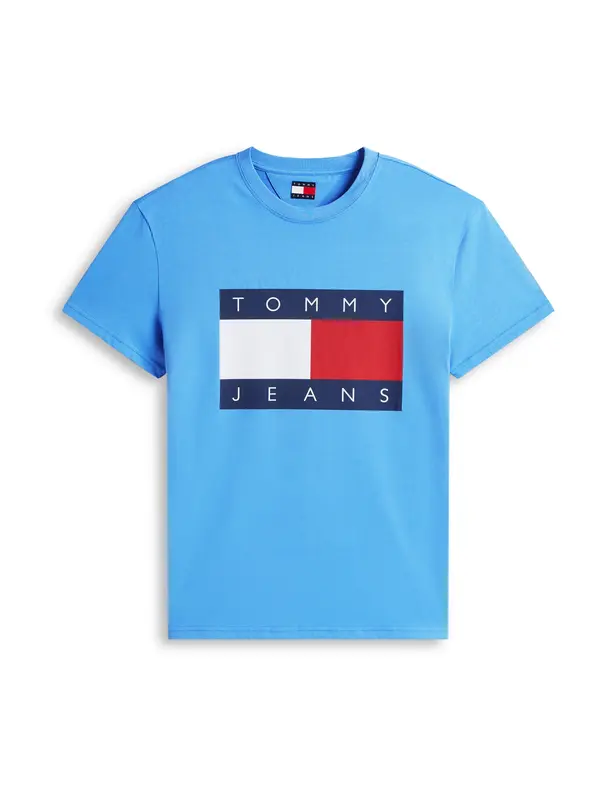 Tommy Jeans Tommy Jeans Majica  mornarsko plava / azur / crvena / bijela
