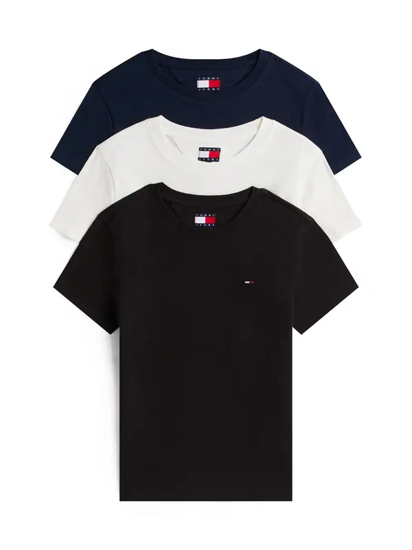 Tommy Jeans Tommy Jeans Majica  mornarsko plava / crna / bijela