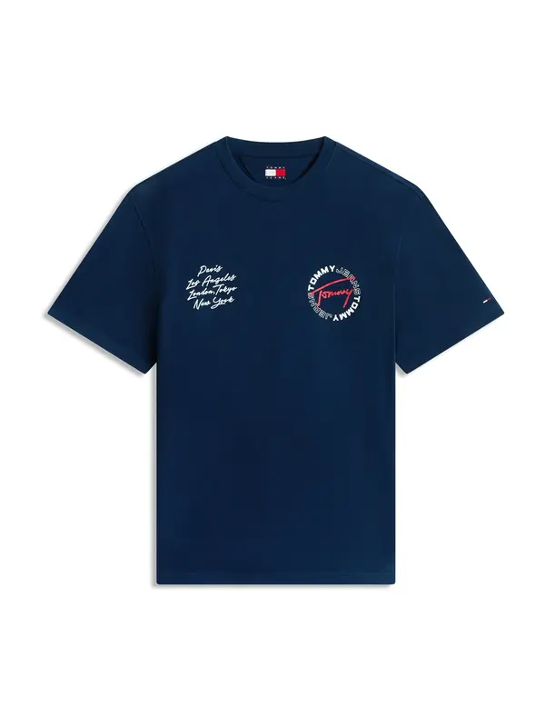 Tommy Jeans Tommy Jeans Majica  mornarsko plava / crvena / bijela