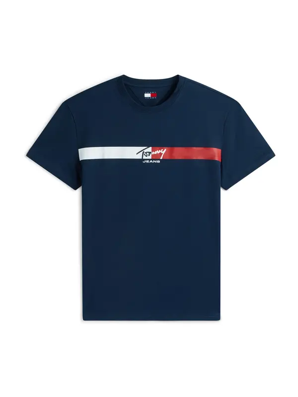 Tommy Jeans Tommy Jeans Majica  mornarsko plava / crvena / bijela
