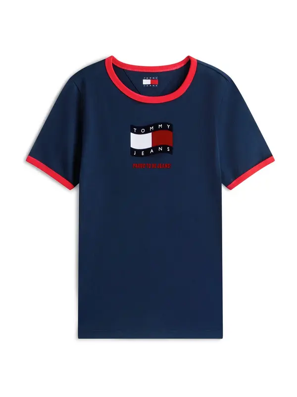 Tommy Jeans Tommy Jeans Majica  mornarsko plava / crvena / crna / bijela